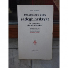 RECONTRES AVEC SADEGH HEDAYAT , M. F. FARZANEH foto