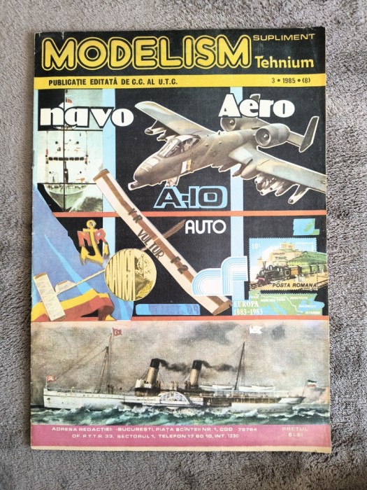 Revista Modelism nr. 3 / 1985 / C rev M1 | Okazii.ro