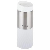 Cana termica, termos din inox, alb, capacitate 420 ml, Klausberg