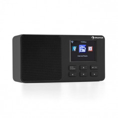 Auna IR-110, negru, radio prin internet, ecran color TFT de 2.4&amp;amp;quot;, acumulator, W-LAN, USB foto