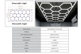 Sistem de Iluminare Plafon Hexagon / HoneyComb 3,94 x 2,29 m Lumina Ajustabila Performance AutoTuning