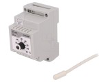 Regulator Temperatură NTC 47kOhm cu Releu 230VAC TPMC-8W