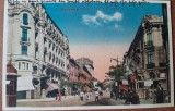 Carte postala, Bucuresti Bulevardul Elisabeta, perioada interbelica