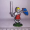 bnk jc Figurine de plastic - Domplast - cavaler medieval