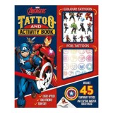 Marvel Avengers: Carte de activitati si tatuaje pentru copii, varsta 9-12 ani