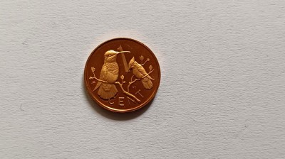 Insulele Virgine Britanice-1 Cent 1973 UNC foto