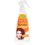 Bione Cosmetics Keratin + Panthenol Aplicarea jeturilor de refacere pentru ingrijire pentru păr 260 ml