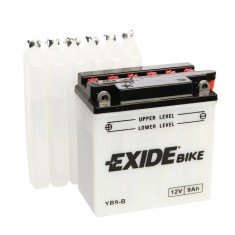 Baterie moto 12V 9Ah (YB9-B) pachet acid inclus Exide