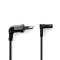 Cablu de alimentare Euro tata cotit - IEC-320-C7 cotit 2m negru Nedis CEGL11075BK20