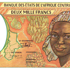 Statele Africii Centrale 2 000 Franci (F) Camerun 2 000 P-303Ff UNC