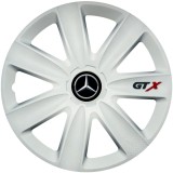 Cumpara ieftin Set 4 Capace Roti GTX Alb R15, Compatibil Cu Mercedes, Autohelix MSA