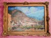 Nagy Oszk&aacute;r (1893-1965) pictură &icirc;n ulei pe p&acirc;nză din 1957, Peisaje, Realism