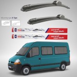 Cumpara ieftin Ștergătoare Renault Master Bus L2H2 (2003&ndash;2006) Flat | Set față &ndash; TeamCar&reg;