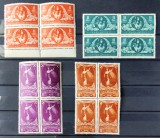 1951 - Centenarul mortii pictorului D.Rosenthal - Blocuri de 4 MNH** - LP 283