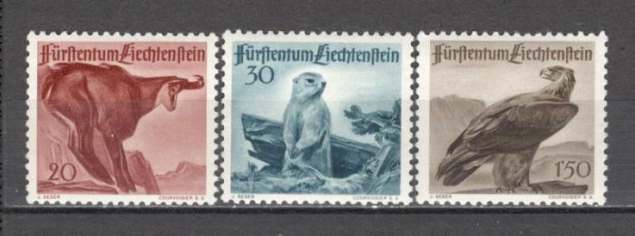 Liechtenstein.1947 Animale de vanat SL.11