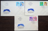 FDC ROMANIA - CIRC - 20.09.1967 - SERIE COMPLETA, LP 708, Romania de la 1950