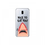Husa Samsung Galaxy J6 Plus Lemontti Silicon Art Nice To Eat You