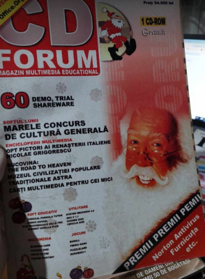revista CD FORUM - decembrie 2003 foto