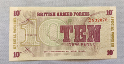 UK / British Armed Forces - Setul 1 de 5 și 10 Pence (Seria 6) foto