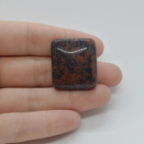 Cabochon obsidian mahon 28x24x8mm c12, Stonemania Bijou