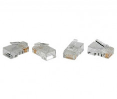 Set 10 buc mufe RJ45 UTP Cat.6 neecranate, Roline 21.17.3060 foto