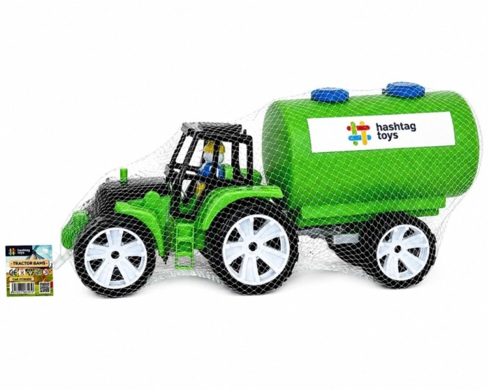TRACTOR CU CISTERNA NEGRU VERDE