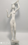 Figurina / bibelou Art Deco, nud de tanara, portelan maghiar-