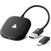 Android Auto Wireless cu adaptor USB la USB-C, 5GHz WiFi, 4.2 Bluetooth, Plug &amp; Play