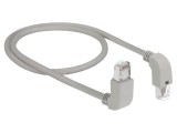 Patch cord Cat 6a S/FTP, Cu, 0,5 m, gri