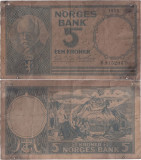 1955 , 5 kroner ( P-30a.1 ) - Norvegia