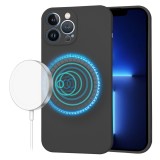 Husa silicon iPhone 13 Pro Max Techsuit SoftFlex MagSafe, negru