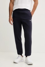 Puma pantaloni de trening culoarea bleumarin, uni, 682614