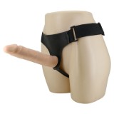 Strap-on pentru femei, din material moale Ultra Passionate Harness 21.5cm, Lybaile