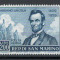 San Marino 1959 Mi 623 - 150 de ani de la nasterea lui Abraham Lincoln