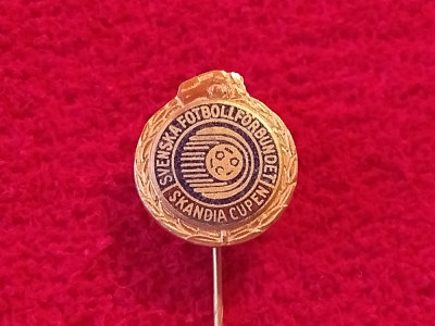 Insigna fotbal - Cupa Skandia a Asociației de Fotbal din Suedia foto