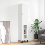 VidaXL Dulap &icirc;nalt, alb, 34,5x34x180 cm, lemn prelucrat