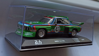 Macheta BMW 3.5 CSL E9 24 Le Mans 1976 - IXO/Altaya 1/43 foto