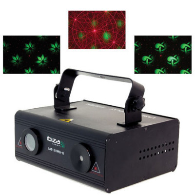 Laser 150mw red + 60mw green dmx graphic foto