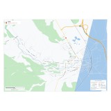 Cumpara ieftin Harta decorativa pentru perete Aiud, Stil Vibrant, 70x50 cm, PVC