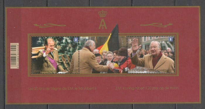 Belgia.2013 20 ani de regenta Regele Albert II-Bl. MB.529
