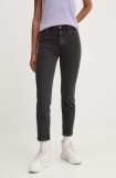 Abercrombie &amp; Fitch jeansi femei, culoarea gri, KI155-3424