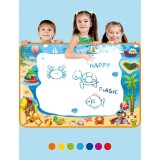 Jucarie educativa de colorat cu apa, covorasul magic, 100x70 cm, Flippy