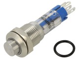 Comutator anti-vandalism SPDT, iluminare LED
