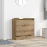 vidaXL Dulap pentru &Icirc;ncălțăminte stejar artizanal 60 x 21 x 57 cm