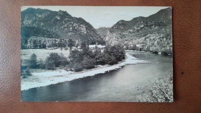 Carte postala, Valea Oltului cu Manastirea Cozia, perioada interbelica foto