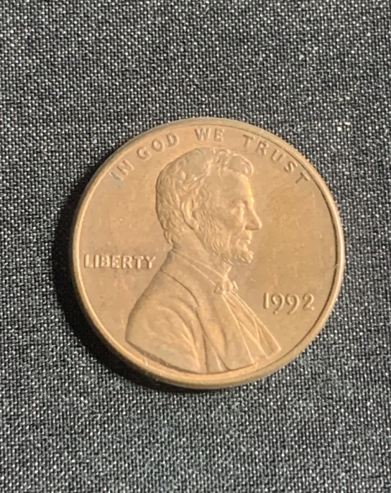 Moneda One Cent 1992 USA