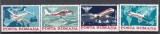 ROMANIA 1984 LP 1108 A 40-A ANIVERSARE A AVIATIEI CIVILE INTERNATIONALE SERIE MNH