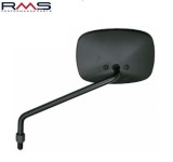 Oglinda (retrovizor) stanga Aprilia Scarabeo (motorizare Rotax) (99-06) 4T LC 125-150-200cc - neagra (RMS)