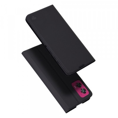 Husa pentru Motorola Edge 50 Fusion, Techsuit, Magskin Book, Neagra foto