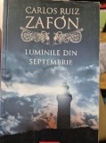 Luminile din septembrie de Carlos Ruiz Zafon